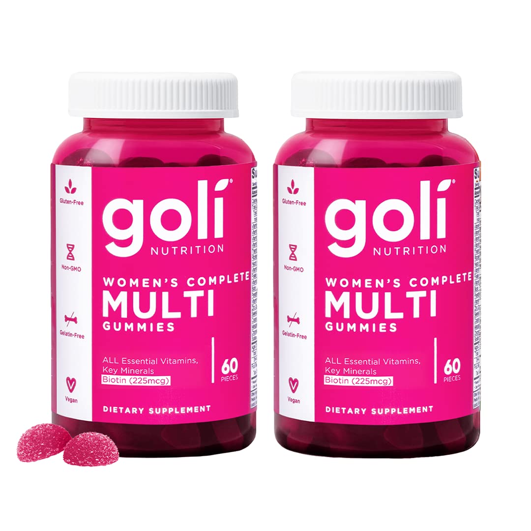 Goli Gummies Femmes 60 gummies en bouteille vue de face