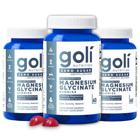 Goli Gummies Magnesium Zero Sucre 125mg, emballage avant