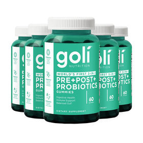Goli Gummies Pré-Pro Postbiotiques 300 gummies en emballage