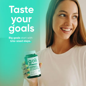 Goli Gummies Pré Pro Postbiotiques montrant les différents angles du paquet