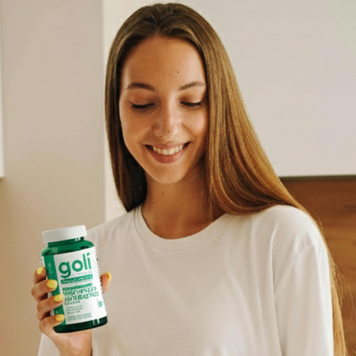 Goli gummies pré pro postbiotiques, présentation des gummies dans un bol