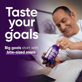 Goli Gummies Sommeil Extra Fort, vue de l'arrière de la bouteille