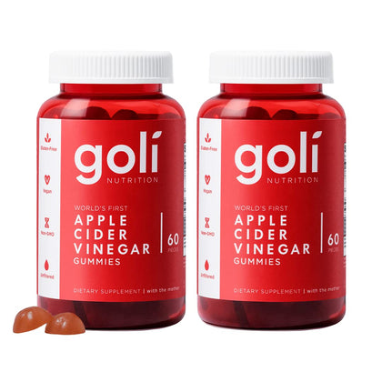 Goli Gummies Vinaigre de Cidre de Pomme 120 unités, vue de face