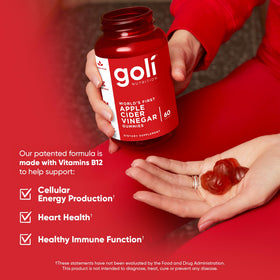 Goli Gummies Vinaigre de Cidre de Pomme avec description des ingrédients