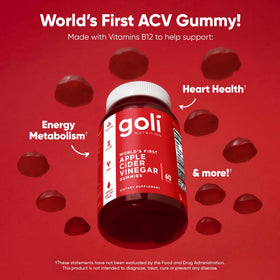 Goli Gummies Vinaigre de Cidre de Pomme dans un bol