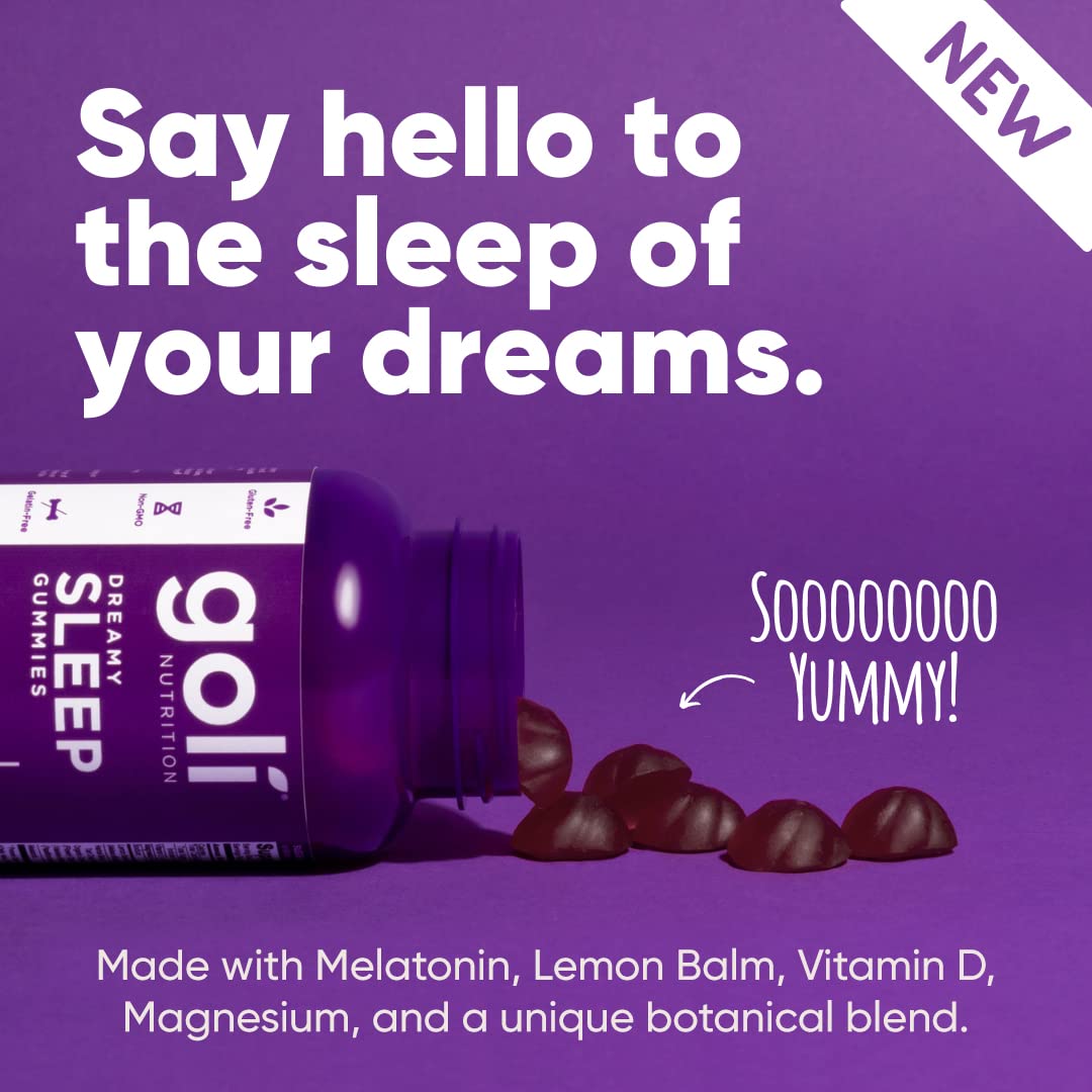 Goli Gummy de Sommeil - Flacon ouvert avec gummies visibles