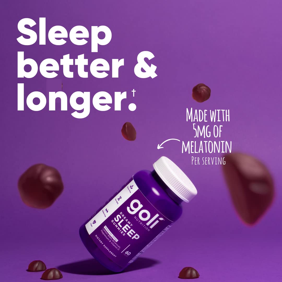 Goli Gummy de Sommeil - Informations nutritionnelles sur l'étiquette