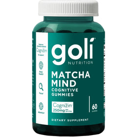 Goli Gummy Matcha Mind 250mg Citicoline vue avant