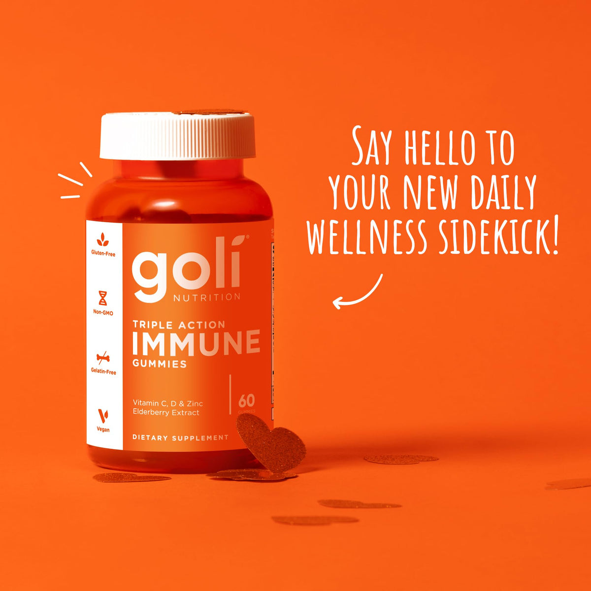 Goli Gummy Vitamines daily wellness gummies sur une table