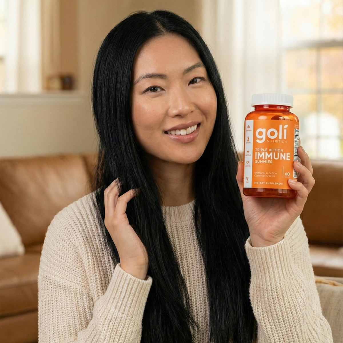Goli Gummy Vitamines daily wellness pot sur fond blanc