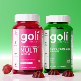 Goli SuperGreen Bonbons Vitamines 300 Comp. ouvert avec bonbons visibles