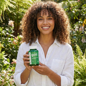 Goli SuperGreen Gummy avec étiquette claire sur le devant