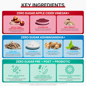 Goli Trio sans sucre 3-en-1 gummies avec bouchon