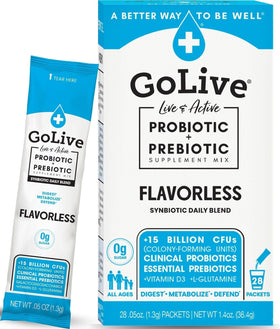 GoLive complément alimentaire probiotique sachets 55g vue de face