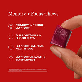 Gomme HumanN Memory + Focus saveur myrtille grenade