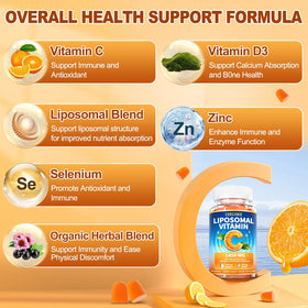 Gommes à la vitamine C Ceecisee avec goût d'orange