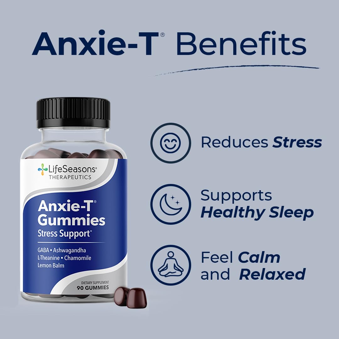Gommes Anxie-T de LifeSeasons, gros plan sur une gomme