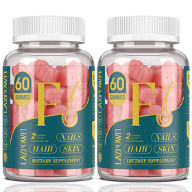 Gommes Biotine Lazpowfi framboise vue de face