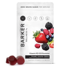 Gommes D3 K2 Barker Wellness vue avant avec emballage