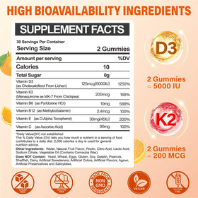 Gommes D3 K2 ZEGBALP saveur orange