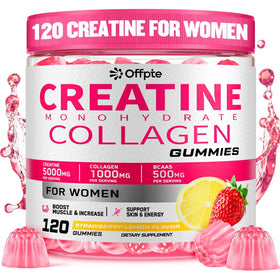 Gommes de créatine OFFPTE pour femmes, vue de face