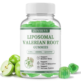 Gommes de racine de valériane ZOYIIUVY 3000mg, pot de 60 pièces
