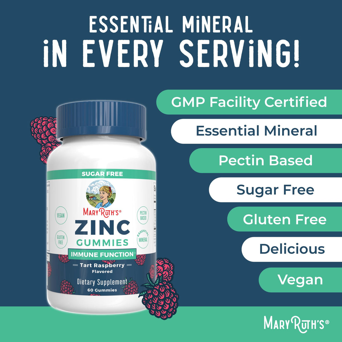 Gommes de Zinc MARYRUTH'S dans un bol