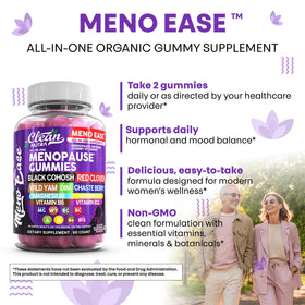 Gommes Meno Ease Clean Nutraceuticals en gros plan