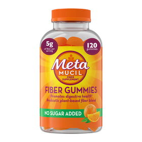 Gommes Metamucil pour adultes, 120 gommes au goût orange, vue de face