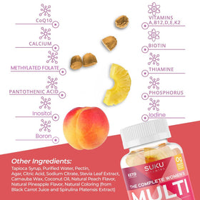 Gommes multivitamines SUKU prêtes à être consommées