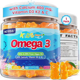 Gommes Omega 3 NEVISS pour enfants en format de 222g