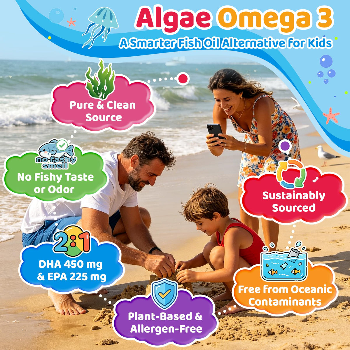 Gommes Omega 3 NEVISS, présentation en groupe