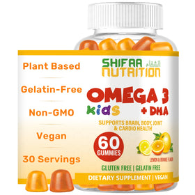 Gommes Omega 3 SHIFAA NUTRITION saveur citron et orange