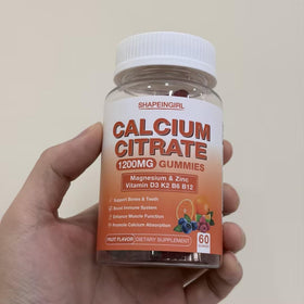 Gommes SHAPEINGIRL calcium dans un bol, prêtes à être consommées