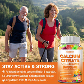 Gommes SHAPEINGIRL calcium sur fond blanc