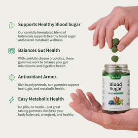 Gommes Snap Supplements au goût de pomme verte, format individuel