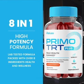 Gommes Vitaluxa Primo TRT sur une table