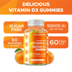 Gommes Vitamatic avec un fond naturel