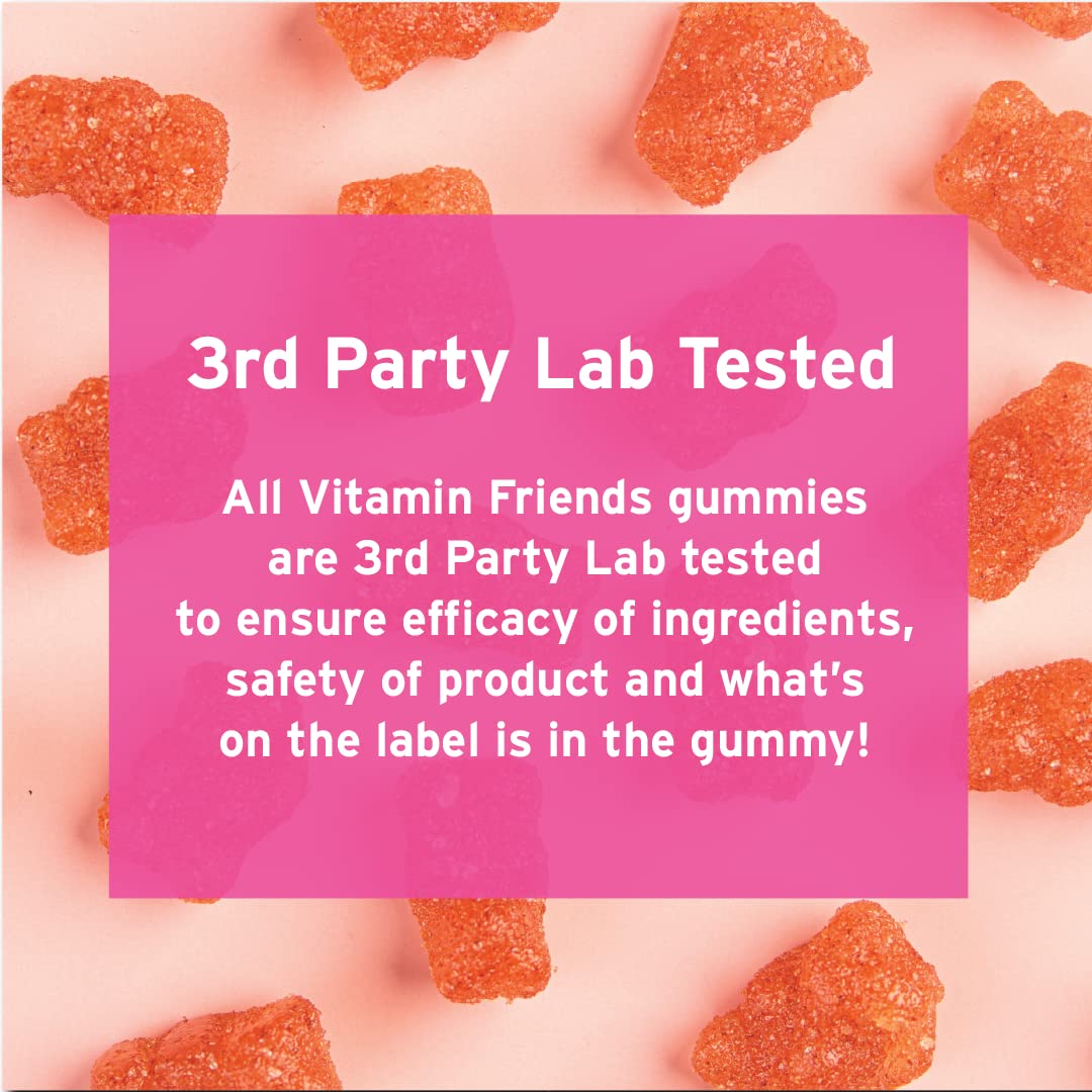 Gommes Vitamin Friends avec fer et vitamines sur une table