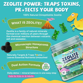Gommes Zeolite EnvyCure à l'intérieur du pot