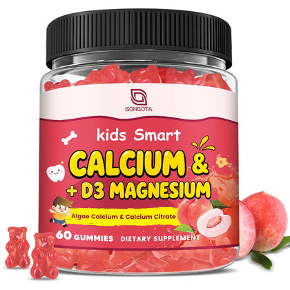 GONGOTA Gummies Calcium Citrate 500mg 60 pièces flacon avant