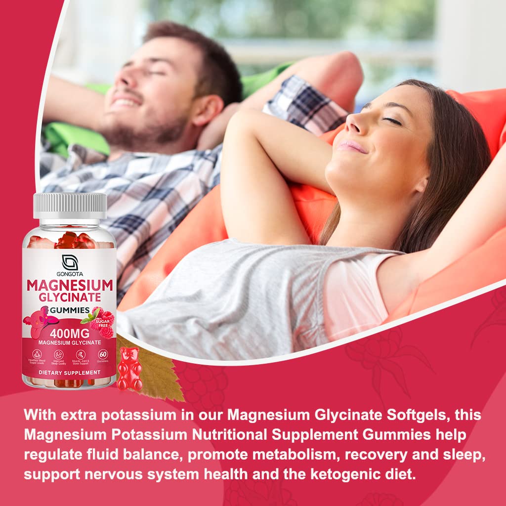 GONGOTA Gummies de Magnésium Glycinate 400 mg, ingrédients