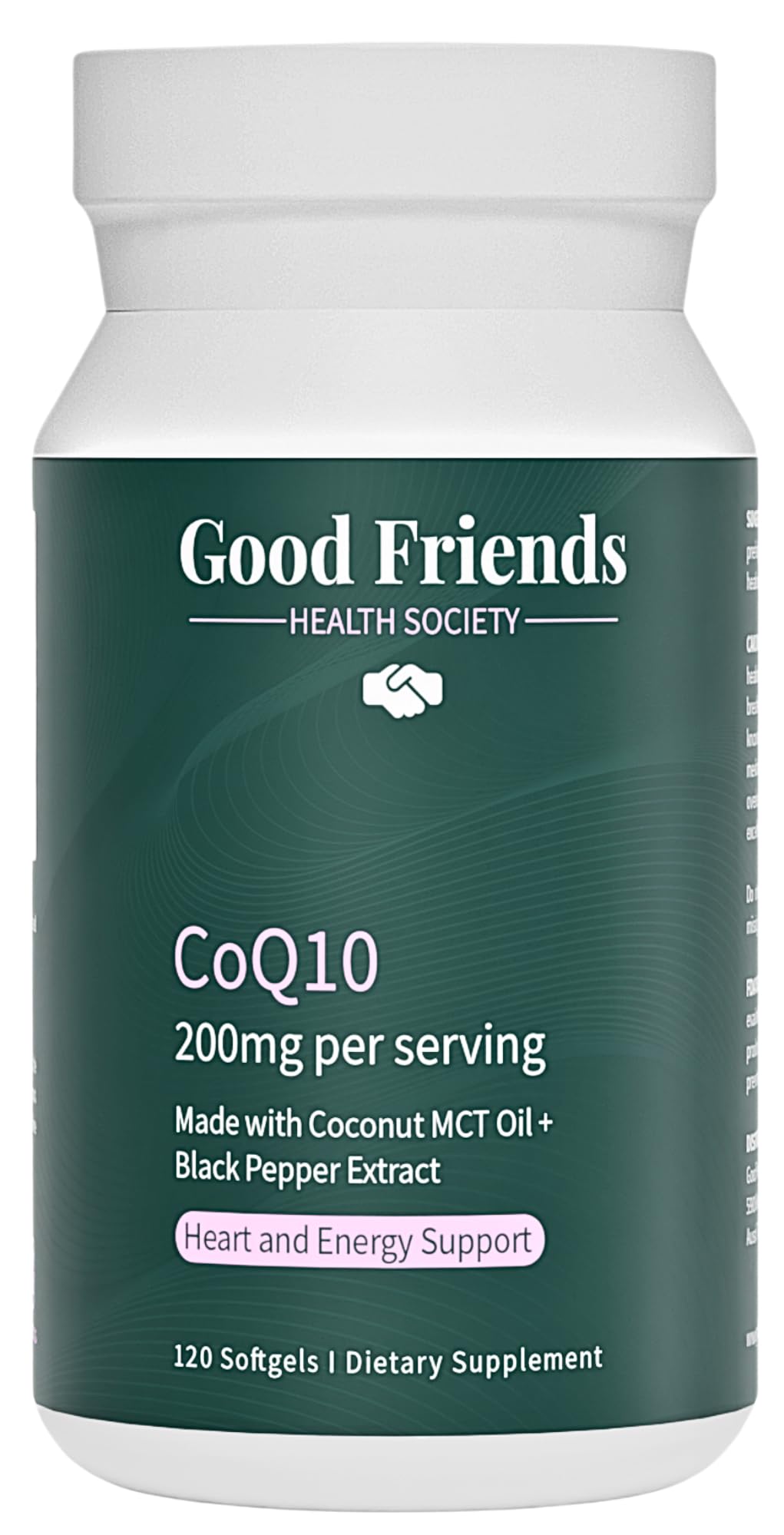 Good Friends CoQ10 Ubiquinol 200mg 120 gélules vue de face