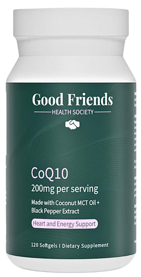 Good Friends CoQ10 Ubiquinol 200mg 120 gélules vue de face