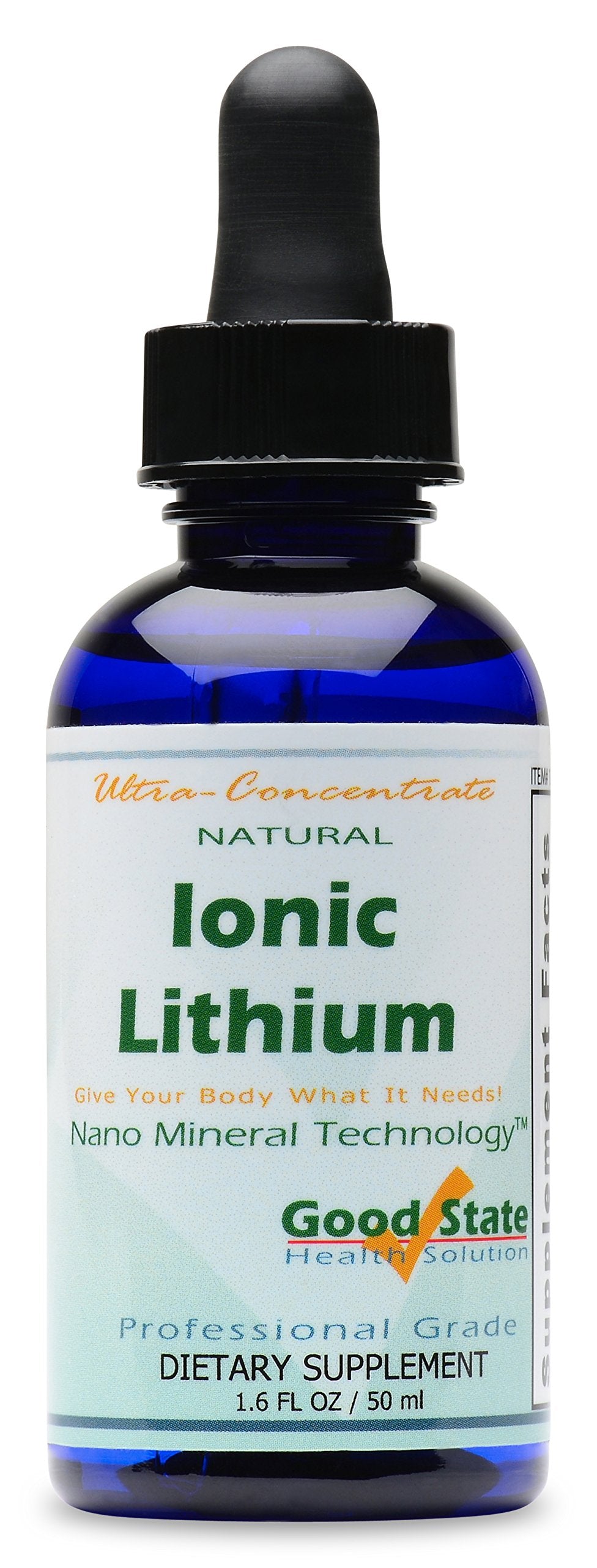 Good State Complément Alimentaire Lithium Liquide 118 Servings devant