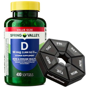 GoodDealsHouse Bundle Vitamine D 50 mcg 400 gélules vue avant