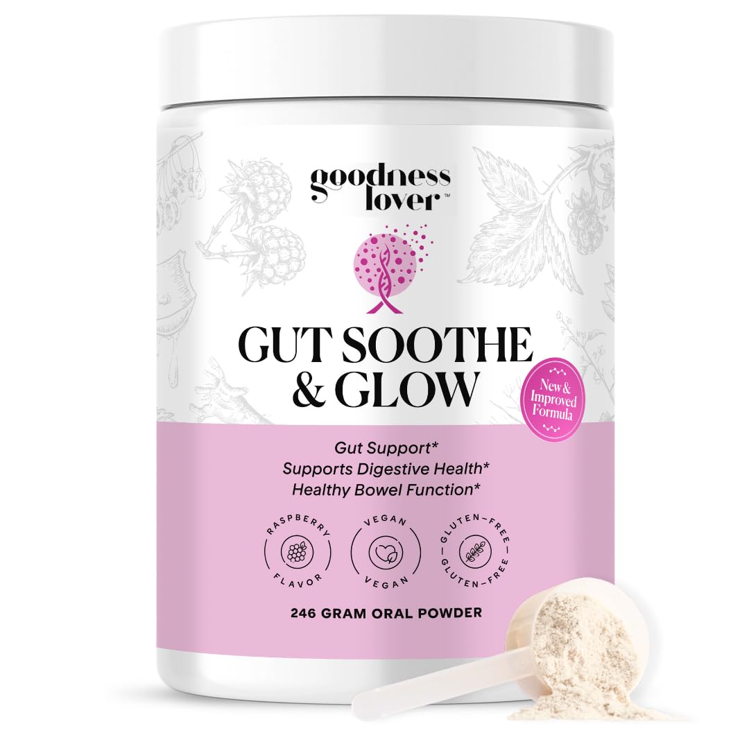 Goodness Lover Gut Soothe & Glow packaging front view