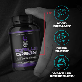 Gorilla Mind Dream Complément Sommeil 120 Capsules côté