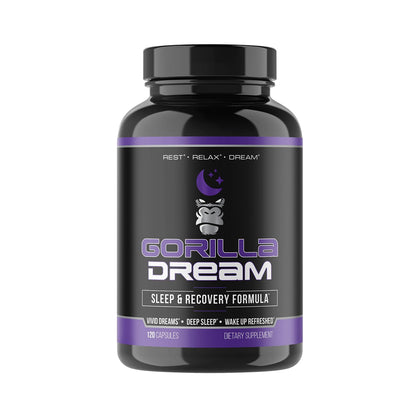 Gorilla Mind Dream Complément Sommeil 120 Capsules vue de face