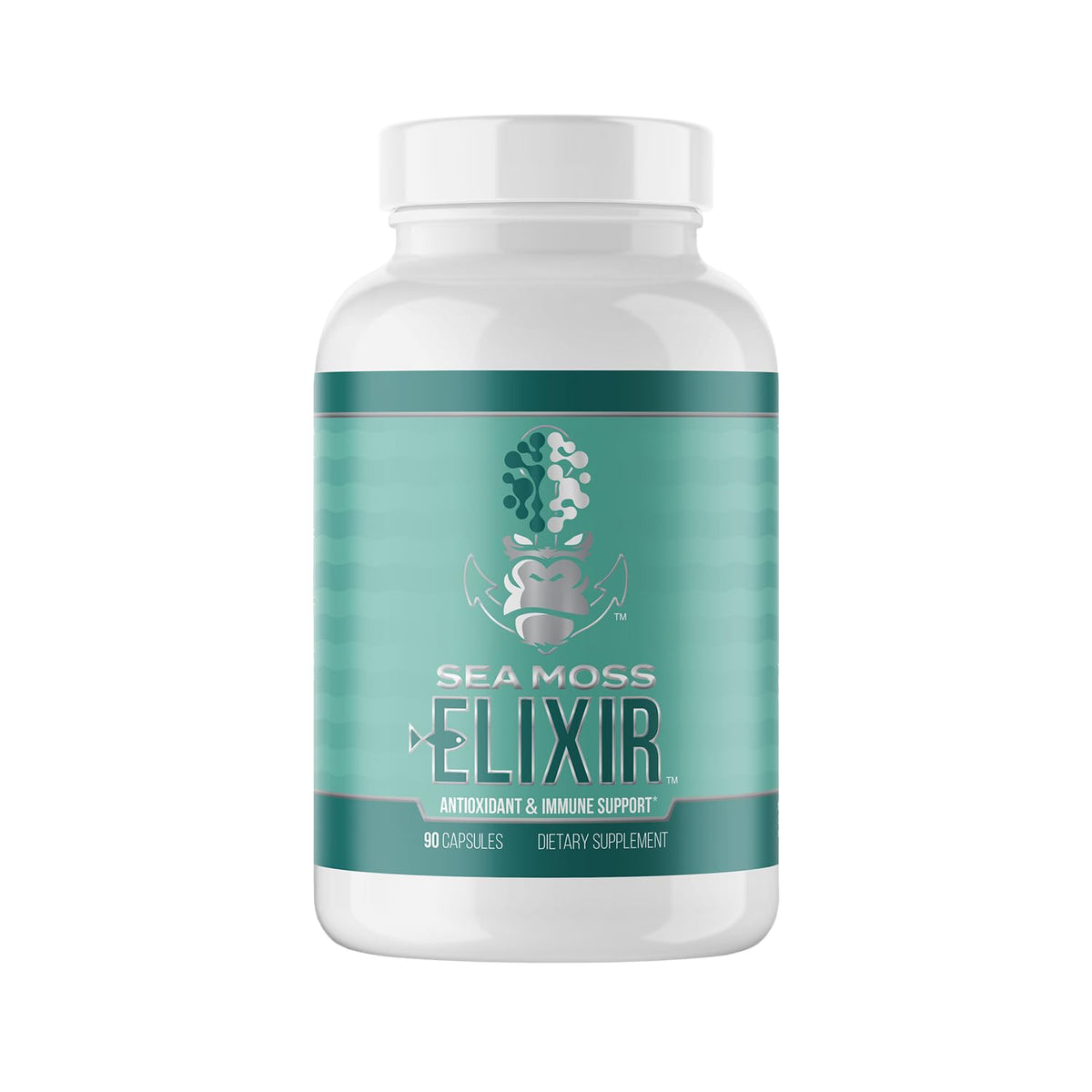 Gorilla Mind Elixir de Mousse de Mer 90 Capsules vue de face